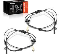 Frankberg 2x Capteurs ABS 2-Pôles Arrière Gauche Droite Compatibles avec Grande Punto 199 1.2L 2008-2012 Punto 188 1.2L 1.4L 1.9L 2002-2012 Remplacer# 97060640701