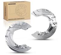 Frankberg 2x Déflecteurs Disque de Frein Avant Gauche Droite Compatible avec Série 1 E81 E87 116-120 2.0L 1.6L-2.0L 2006-2012 Série 3 E90 316-328 2.0L-2.5L 2004-2011 Remplacer# 34106762852