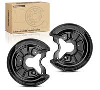 Frankberg 2x Déflecteurs Disques de Frein Arrière Gauche Droite Compatibles avec A3 8P1 1.2L-2.0L 2003-2012 Altea 5P1 1.2L-2.0L 2004-2024 Golf V 1K1 1.4L-2.0L 2003-2009 Remplacer# 1K0615611AB