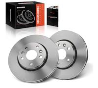 Frankberg 2x Disque de Frein Essieu Avant Remplacer# 7701209839 | Compatible avec Kangoo/Grand Kangoo KW0/1 Citan Break W415 Kangoo Be Bop KW0/1 Kangoo