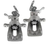 Frankberg 2x Étrier de frein Pince de frein Aluminium Arrière Gauche Droite Compatible avec Octavi.a III Break 5E5 5E6 Leon 5F1 Leon ST 5F8 Octavi.a III 5E3 NL3 NR3 Leon SC 5F5 5Q0615423A