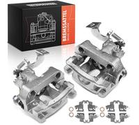 Frankberg 2x Étrier de frein Pince de frein Arrière Aluminium avec support(Espacement de trous du support 90mm) Compatible avec IQ J1 Urban Cruiser P1 Verso S P12 Yaris P9 Remplacer# 4785052161