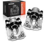 Frankberg 2x Étrier de frein Pince de frein Arrière Aluminium Compatible avec Série 3 E90 320d-335xi Série 3 Cabriolet E93 335i-330i Série 3 Coupé E92 335i-330xi X1 E84 xDrive28i 34216769102