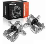 Frankberg 2x Étrier de frein Pince de frein Arrière fonte d'Aluminium Compatible avec Série 1 E81 116d-120i Série 1 E87 116d-120i Série 3 E90 316d-320i Série 3 Coupé E92 316i Remplacer# 34216768191