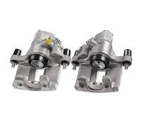 Frankberg 2x Étrier de frein Pince de frein Arrière Gauche Droite Aluminium Compatible avec C-Max Focus II Cabriolet/Break Focus III 3 Berline C30 S40 II Remplacer# 343397