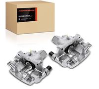 Frankberg 2x Étrier de frein Pince de frein Arrière Gauche Droite avec support(Espacement de trous du support 144mm) Compatible avec Focus II Focus III Ku.g.a II 3 BK Tourneo Connect 1761756