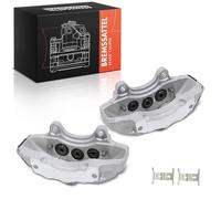 Frankberg 2x Étrier de frein Pince de frein Avant Gauche Droite Aluminium Compatible avec Q7 4LB Q7 Fourgon 4LB T.o.u.a.r.e.g 7L6 7L7 7LA Remplacer# 7L6615123Q