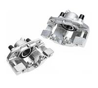 Frankberg 2x Étrier de frein Pince de frein Avant Gauche Droite avec support(Espacement de trous du support 122mm) Compatible avec Série 3 E46 316i 318d 318i 320d 320i 323i Remplacer# 14134043