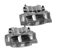 Frankberg 2x Étrier de frein Pince de frein Avant Gauche Droite avec support(Espacement de trous du support 131mm) Compatible avec Cherokee XJ Grand Cherokee II WG WJ Remplacer# K05011972AA