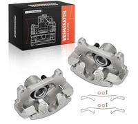 Frankberg 2x Étrier de frein Pince de frein Avant Gauche Droite avec support(trouabstand de Support 146mm) Compatible avec Golf Plus Golf Pass.a.t Jett.a Octav.i.a II A3 A1 Remplacer# 1K0615124B