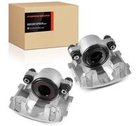 Frankberg 2x Étrier de frein Pince de frein Avant Gauche Droite Compatible avec Cherokee XJ 1999-2001 Grand Cherokee I ZG ZJ 1991-1998 Wrangler II TJ 1996-2007 Remplacer# 5252610 5252609