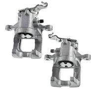 Frankberg 2x Étrier de frein Pince de frein Système de freinage Brake Arrière Gauche Droite Compatible avec Golf VI Octav.i.a II A3 8P1 Leon 1P1 Jet.t.a III 1K2 Cadd.y III Camionnette 5K0615423A