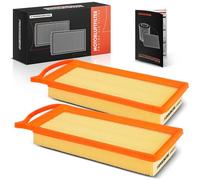 Frankberg 2x Filtres à Air de Voiture Compatibles avec C1 PM PN 1.4L 2005-2014 C3 I FC FN 1.4L 2002-2009 C3 II SC 1.4L 2009-2016 207 WA WC 1.4L 2006-2015 Remplacer# 9645295780