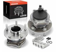 Frankberg 2x Kit de roulements de roue Essieu Arrière Roue à bride ⌀136 avec Capteur de boîtier ABS Compatible avec C-Max II DXA/CB7 DXA/CEU Grand C-Max DXA/CB7 DXA/CEU Remplacer# AV612C299BAB