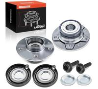 Frankberg 2x Kit de roulements de roue Essieu Arrière Roue à bride ⌀142 avec Anneau magnétique ABS Compatible avec A4 8K2 8K5 8W2 8WC 8W5 8WD A5 A6 A7 Sportback 4KA Remplacer# 8K0598611, 512557