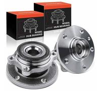 Frankberg 2x Kit de roulements de roue Essieu Avant Roue à bride ⌀136.3 avec Anneau magnétique ABS Compatible avec Golf VI 5K1 Golf V 1K1 T.i.g.u.a.n AD1 AX1 Golf Plus 521 5M1 Remplacer# 5K0498621