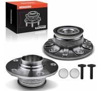Frankberg 2x Kits de roulements de roue Essieu Arrière Compatibles avec Golf VI 5K1 2008-2013 Golf VII 5G1 BE1 2012-2020 A3 8P7 2008-2013 A3 Sportback 8PA 2004-2013 Leon 1P1 Remplacer# 1K0598611