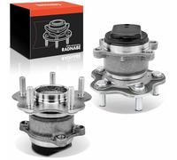 Frankberg 2x Kits de roulements de roue Essieu Arrière Compatibles avec Qashqai +2 I J10 JJ10E NJ10 1.5L-2.0L 2007-2013 X-Trail T32 1.3L-2.5L 2007-2021 Remplacer# 43202JG000
