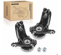 Frankberg 2x Pivot de fusée Logement de roulement de roue Complet Avant Droit Gauche pour Citroën C2 C3 DS3 Peugeot