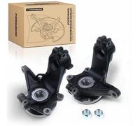 Frankberg 2x Pivot de fusée Logement de roulement de roue Complet Avant Droit Gauche pour Peugeot 206 2D 2E/K 2A/C