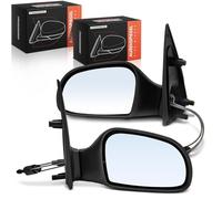 Frankberg 2x Réglage manuel par câble Rétroviseur Gauche Droite Compatible avec Saxo S0 S1 1996-2004 Remplacer# 8148KS