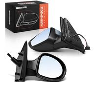 Frankberg 2x Rétroviseur Gauche Droite Rétroviseur Câble manuel Gris Compatible avec Twingo II CN0 1.2L 1.5L 2007-2010 Remplacer# 7701067333