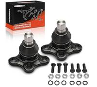 Frankberg 2x Rotule inférieure avant 364056, 364065 | Compatible avec: 2008 I Van CU, 207 SW Box/Combi WK, 208 Boîte/Hayon CR, 2008 I CU, C3 Picasso SH, DS3 Cabriolet SB, 207