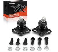 Frankberg 2x Rotule inférieure avant 9809338480 | devant, ci-dessous, 9809338480; Compatible avec: Crossland X P17 P2QO, Fourgon Crossland X, 2008 I Van CU, C3 II SC
