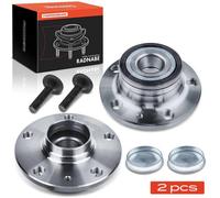 Frankberg 2x Roue Complète Roulement Essieu Arrière des deux côtés pour VW Golf Passat EOS Scirocco Sharan Tiguan Touran