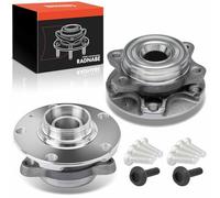 Frankberg 2x roulement de roue Kit de roulements de roue Avant Gauche Droite Roue à bride ⌀130.7 Compatible avec A4 8E2 A4 Avant 8E5 Exeo ST 3R5 A6 4B2 4B4 A4 Avant 8ED Remplacer# 4A0407615G