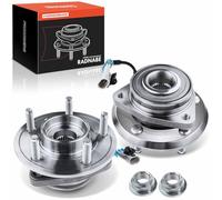 Frankberg 2x roulement de roue Kit de roulements de roue Avant Gauche Droite Roue à bride ⌀151 avec Capteur à câble ABS Compatible avec Antara L07 Captiva C100 C140 Remplacer# 25903358