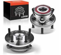 Frankberg 2x roulement de roue Kit de roulements de roue Avant Gauche Droite Roue à bride ⌀153.5 Compatible avec Wrangler II TJ 2.4L-4.0L 2000-2007 Remplacer# 513158, 5016458AA