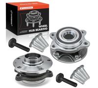 Frankberg 2x roulement de roue Kit de roulements de roue Avant ou Arrière Roue à bride ⌀130.7 Compatible avec A6 Avant 4F5 P.h.a.e.t.o.n 3D1 3D2 3D3 3D4 3D6 3D7 3D8 3D9 A6 4F2 Remplacer# 3D0498607