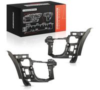 Frankberg 2x Support De Pare-Chocs Avant Gauche Droite Compatible avec Golf VI 5K1 2.0 G.T.I 2009-2013 Hayon Remplacer# 5K0807262,5K0807261