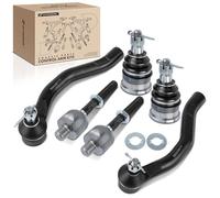 Frankberg 4 têtes de biellette de direction + 2 rotules de suspension avant gauche droite compatibles avec Accord VII CL CN Accord VII Tourer CM CN Replace# K80228, EV80210
