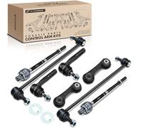 Frankberg 4 têtes de biellette de direction + 4 barres de couplage avant et arrière compatibles avec Vectra C Caravan Z02 Vectra C CC Z02 Signum Z03 Vectra C Z02 9-3 Cabriolet YS3F Replace# K80477