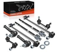 Frankberg 4x Barre d'Accouplement + 4x Rotule de Direction Avant Gauche Droite Compatible avec CR-V III RE 2.0L 2.2L 2.4L 2006-2024 Remplacer# 53540S7S003, 53540SWAA01