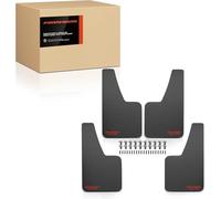 Frankberg 4X Bavettes Garde-Boue de Voiture universelle Découpable Avant Arrière Compatible avec Cabriolet MPV Pickup Limousine Break SUV Hayon Coupé LKW Noir 358 * 208 mm