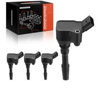 Frankberg 4x Bobine d'Allumage Compatible avec T-R.O.C A11 D11 2.0L K.o.d.i.a.q NS6 NS7 NV7 2.0L A4 Avant 8K5 1.8L Leon ST 5F8 1.8L Q3 F3B 2.0L Remplacer# 06H905110J