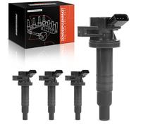 Frankberg 4x Bobines d'allumage Compatibles avec C1 1.0L 2005-2014 C1 II Cuore Sirion 107 108 Justy IV A.u.r.i.s Avensis Aygo Celica Corolla MR2 III Yaris Essence Remplacer# 90919-02239
