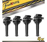 Frankberg 4x Bobines d'allumage Compatibles avec C70 I 2.0L-2.5L 1998-2005 S60 I 2.4L-T5 2000-2009 S80 2.0L-2.9L 1998-2006 V70 I V70 II XC70 Cross Country Remplacer# 9125601