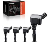 Frankberg 4x Bobines d'allumage Compatibles avec Golf VI Golf VII J.e.t.t.a IV Caddy IV P.a.s.s.a.t Polo Golf S.h.a.r.a.n T.o.u.r.a.n T.i.g.u.a.n Remplacer# 04C905110A