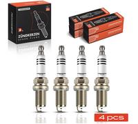 Frankberg 4x Bougie d'Allumage pour VW Golf VI Passat Tiguan Audi A3 A4 TT Seat Skoda