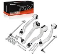 Frankberg 4x Bras de Suspension + 2x Barre d'Accouplement Avant Compatible avec T-Model S204 W204 Coupé C204 Remplacer# 2043304311