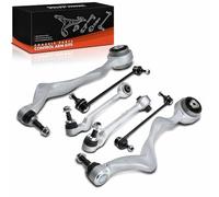 Frankberg 4x Bras de Suspension 2x Barre d'Accouplement Avant Compatible avec Série 1 E81 Série 1 Coupé E82 Série 1 E87 Série 1 Cabriolet E88 Série 3 E90 Série 3 break E91 Remplacer# 31126769797