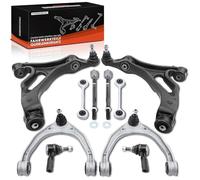 Frankberg 4x Bras de Suspension 2x Biellette Barre Stab 2x Rotule Direction 2x joint axial Essieu Avant Compatible avec Cayen.n.e 9PA 3.2 4.5 Toua.r.e.g 7L6 7L7 7LA 2.5L-6.0L Remplacer# 7L0422803C