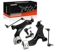 Frankberg 4x Bras de suspension + 2x Biellettes Barre Stab + 2x Rotule Direction Avant Gauche Droite Compatible avec Antara L07 Captiva C100 C140 Remplacer# 96819161