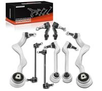 Frankberg 4x Bras de Suspension 2x Rotule Direction 2x Biellette Barre Stab Avant Compatible avec Série 1 E81 E87 E88 2004-2013 Série 3 E90 E93 2004-2013 X1 E84 2009-2015 Remplacer# 6769798