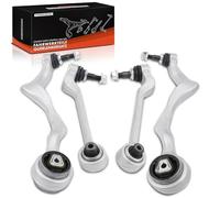 Frankberg 4x Bras de Suspension Avant Arrière en Bas Compatible avec Série 1 E81 E87 E88 1.6L-3.0L 2004-2013 Série 3 E90 E93 1.6L-3.0L 2004-2013 X1 E84 1.6L 2.0L 2009-2015 Remplacer# 31126769797