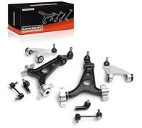 Frankberg 4x Bras de Suspension avec Rotule de Suspension + 2x Rotule Direction + 2x Biellette Barre Stab Compatible avec 147 937 GT 937 156 Sportbreak 932 156 932 Remplacer# 9947919,9947920